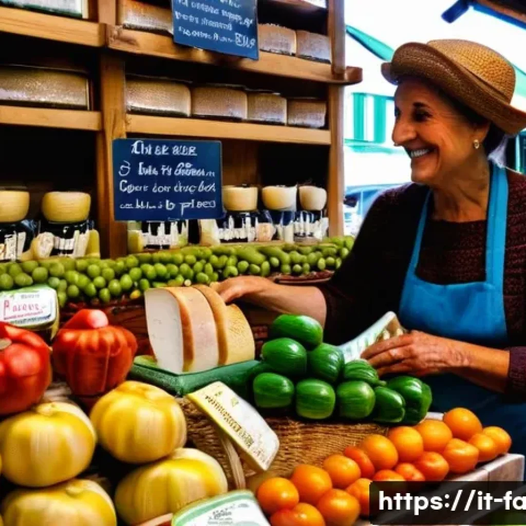 농산물품질관리사와 연계된 국제 인증 자격 - **Prompt 1: A Vibrant Italian Market with Certified Delicacies**
    "A bustling, sun-drenched Itali...