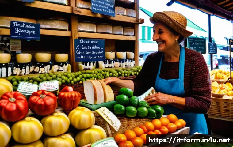 농산물품질관리사와 연계된 국제 인증 자격 - **Prompt 1: A Vibrant Italian Market with Certified Delicacies**
"A bustling, sun-drenched Itali...
