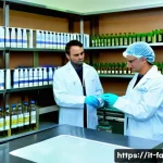 Home 22 농산물품질관리사 필기시험 과목별 분석 - A detailed illustration of an Italian agricultural quality control laboratory: a modern lab setting ...